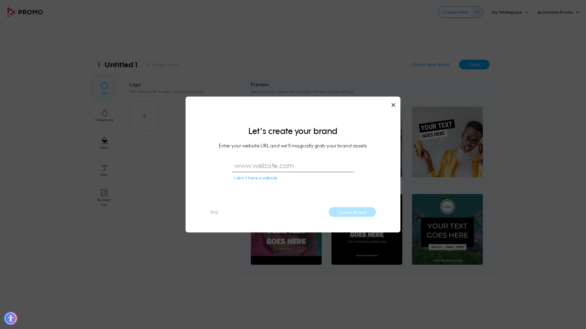 Test failure screenshot